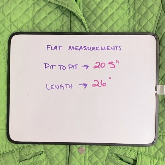 WEATHERPROOF Green Quilted Light Jacket M - Picture 9 of 13